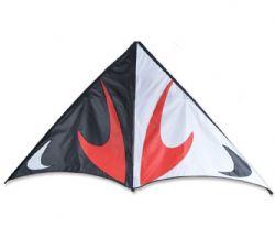 CERF-VOLANT TRAVEL DELTA DE 80 PO - ROUGE ET NOIR #60035